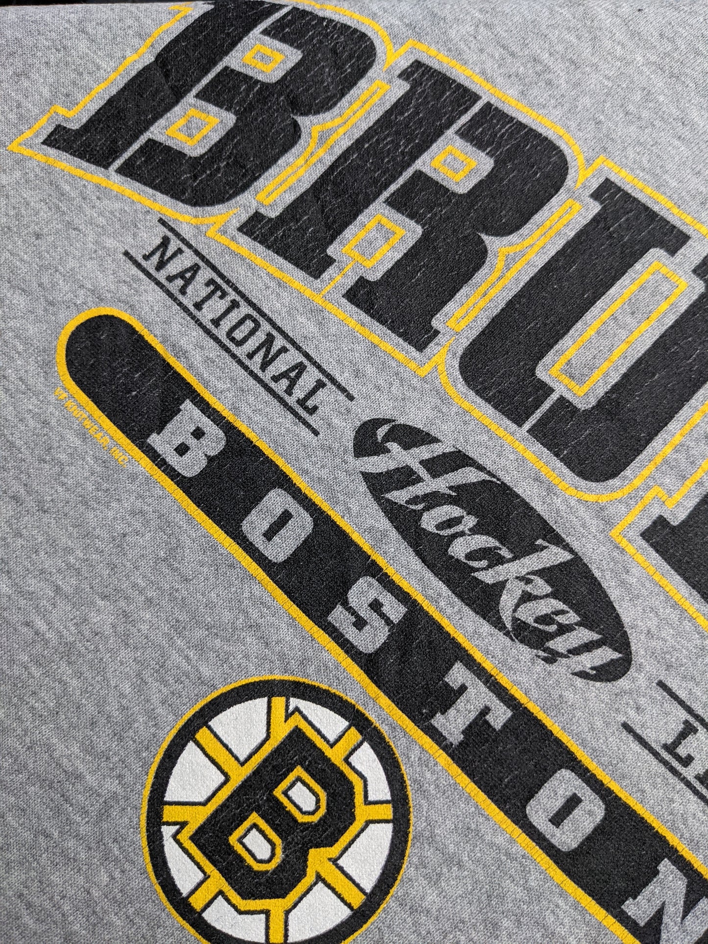 90s Boston Bruins NHL Lee Sport Sweatshirt Grey XL