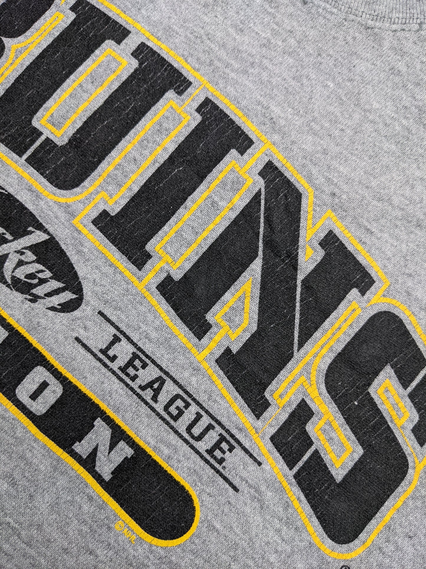 90s Boston Bruins NHL Lee Sport Sweatshirt Grey XL