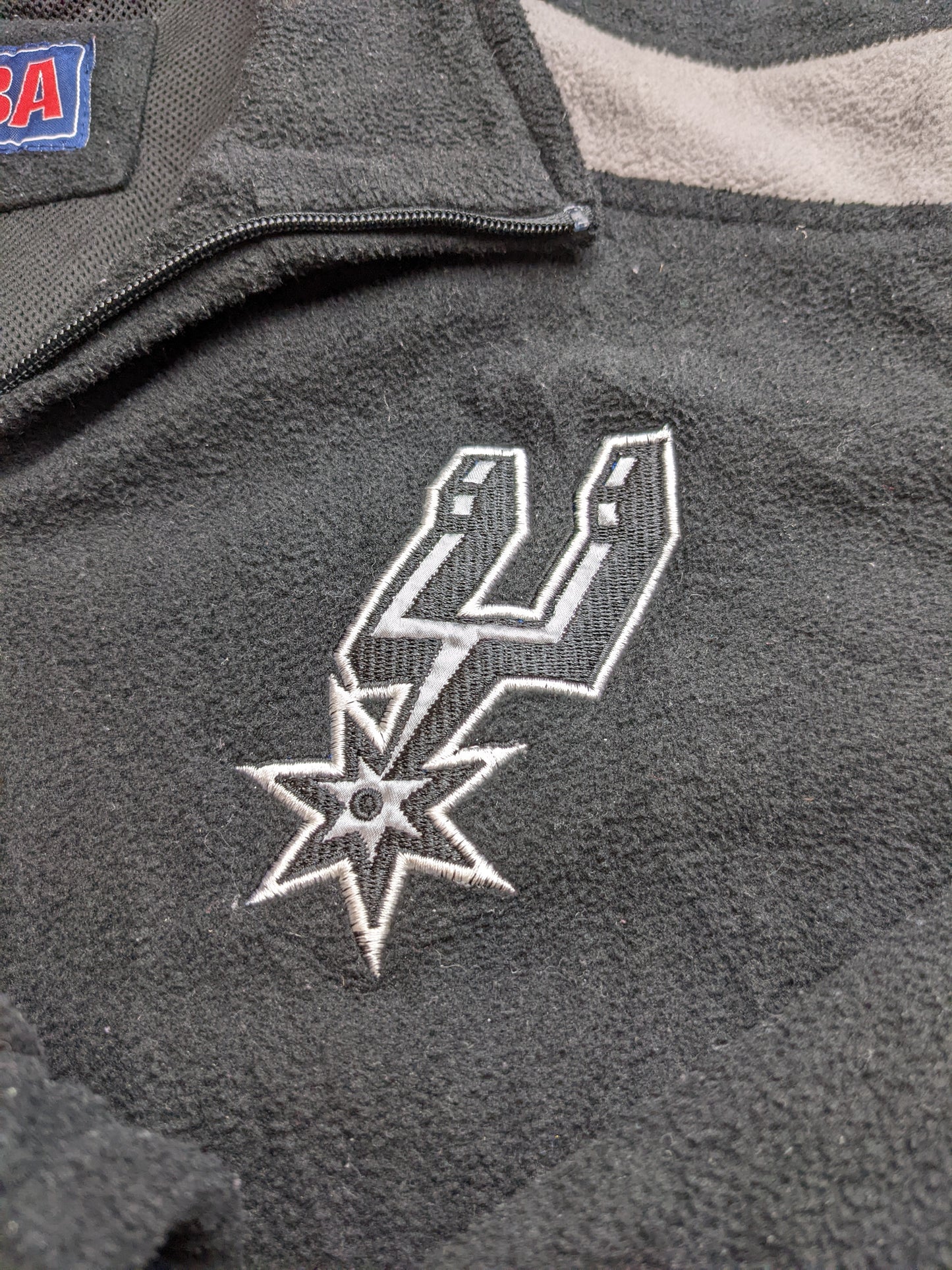 00s San Antonio Spurs NBA Fleece Black  XL