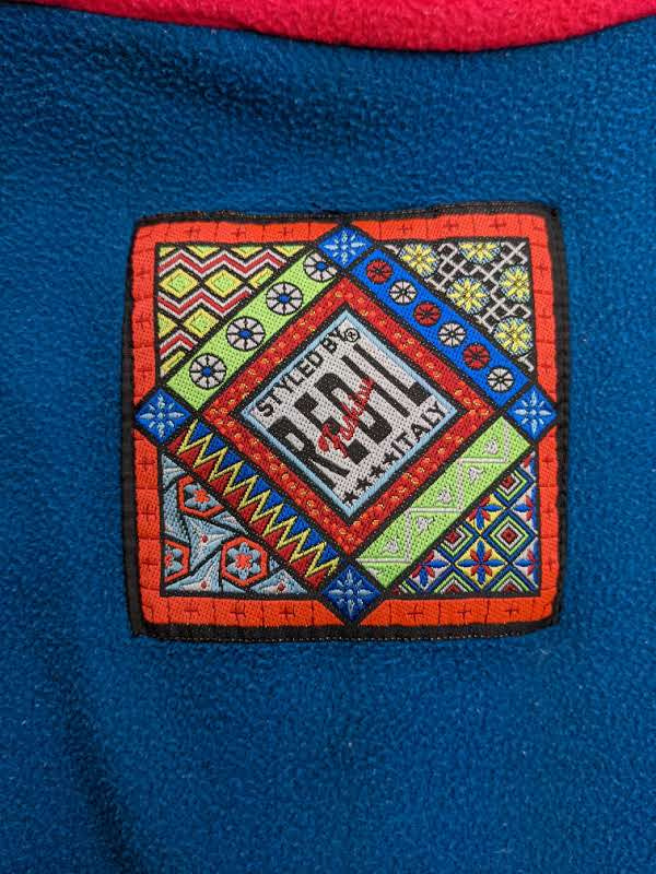 90s Redil Crazy Fleece Red Orange M/L