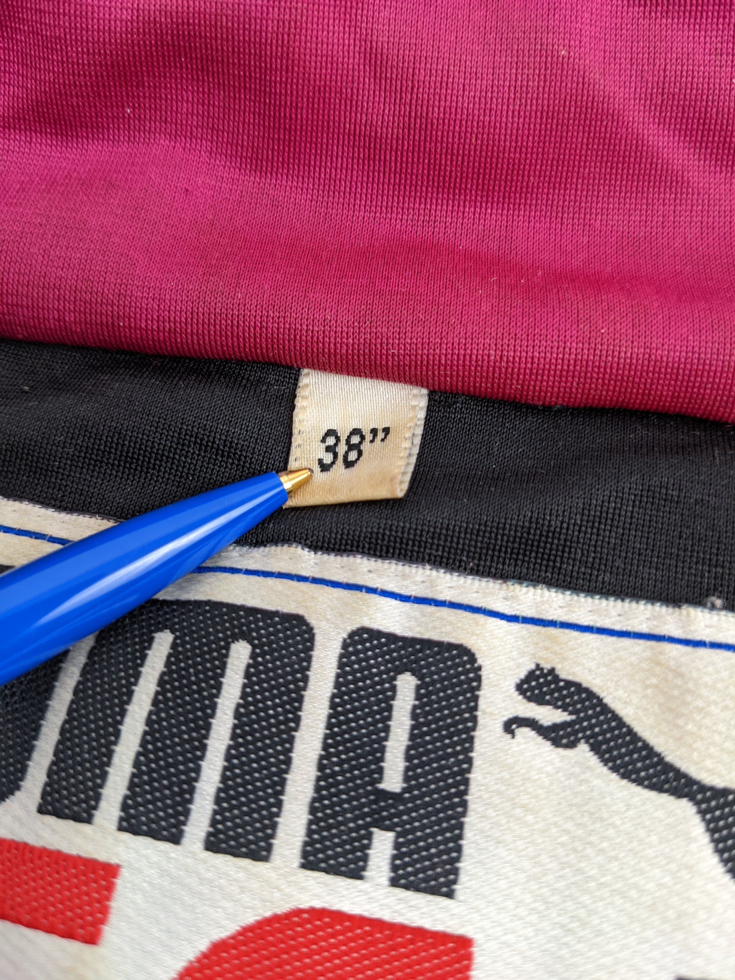 90s Puma Circuit Trackjacket Black Pink M