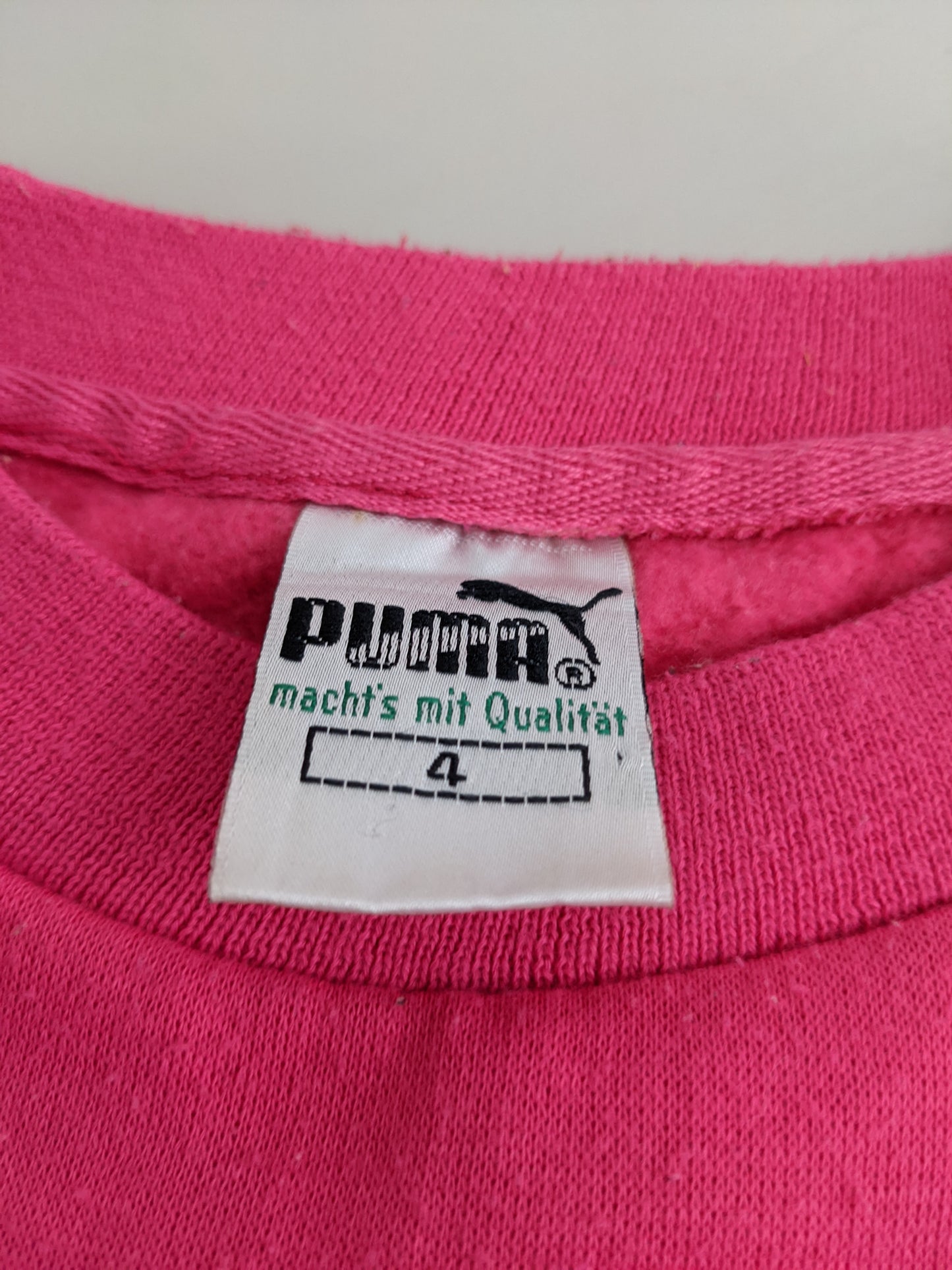 90s Puma Sweatshirt Pink  M