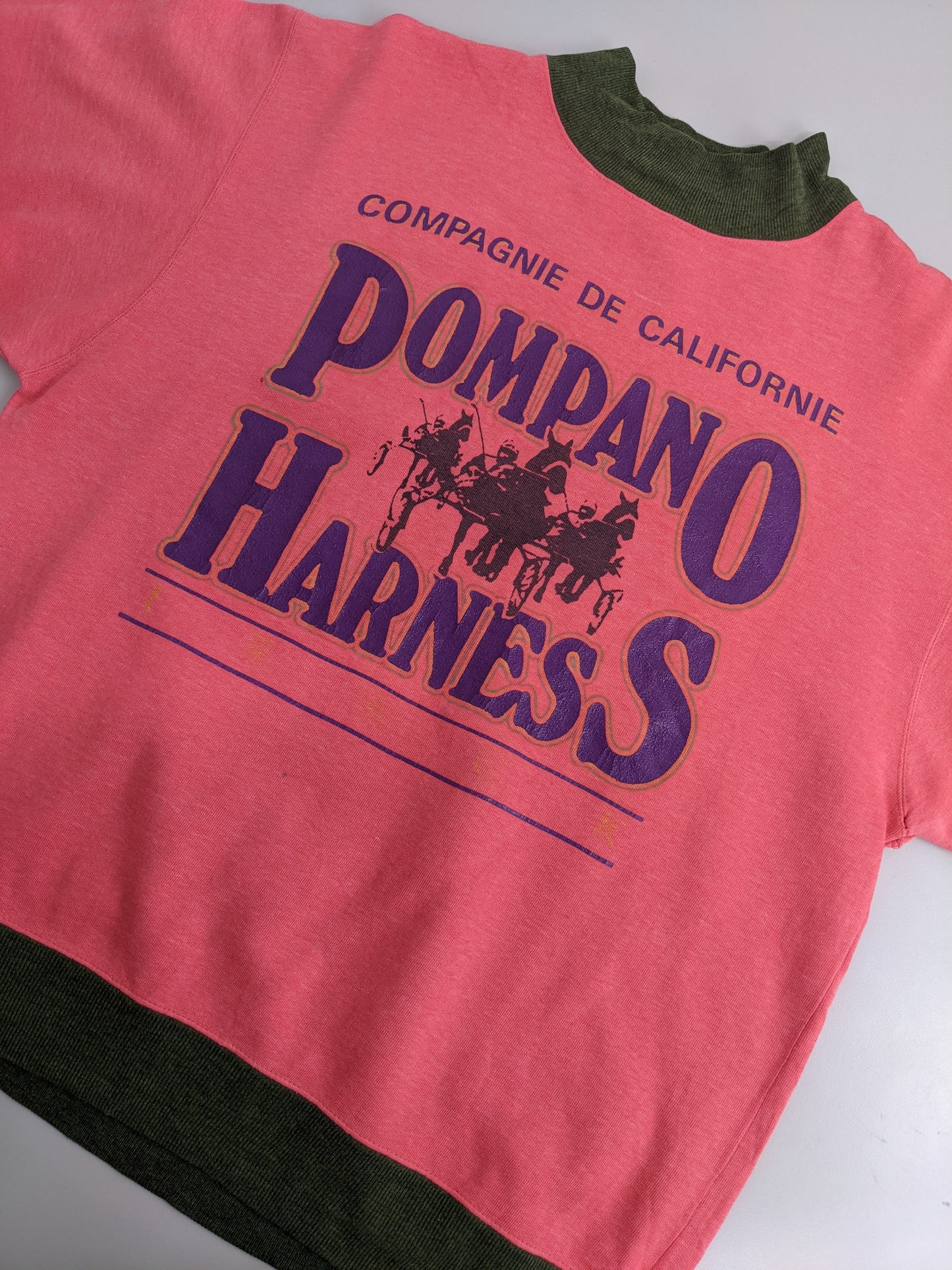 80s Private Stock Compagnie de Californie Sweatshirt Pink Khaki M/L