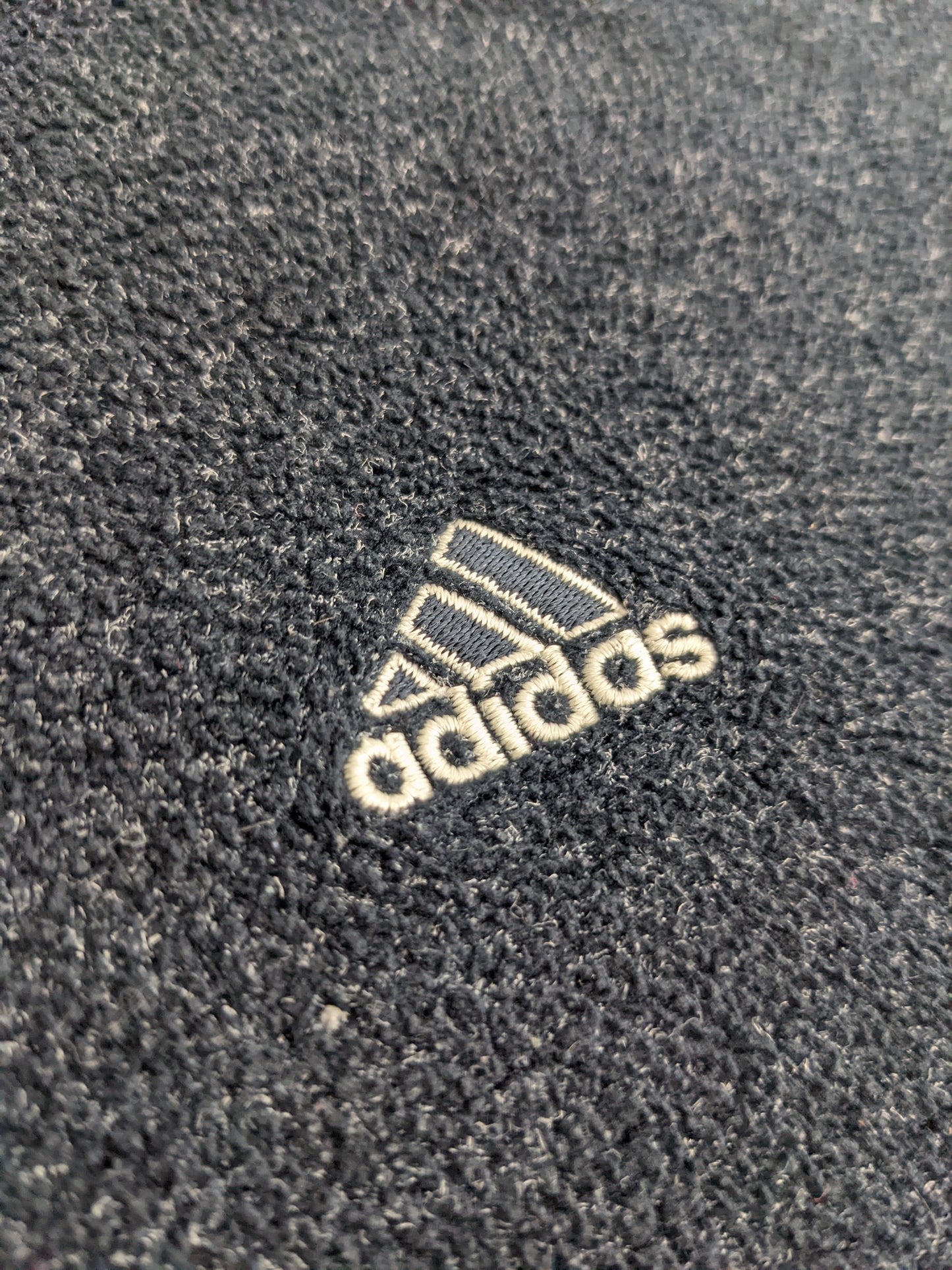 90s Adidas Golf Fleece Black Navy M