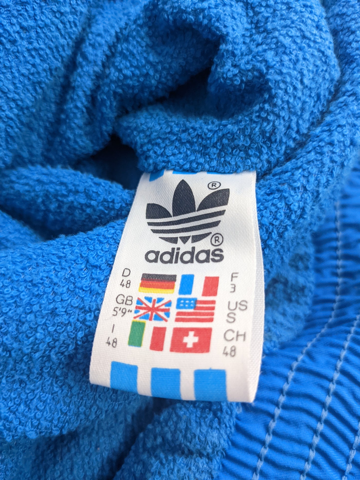 90s Adidas Jacket Blue  L