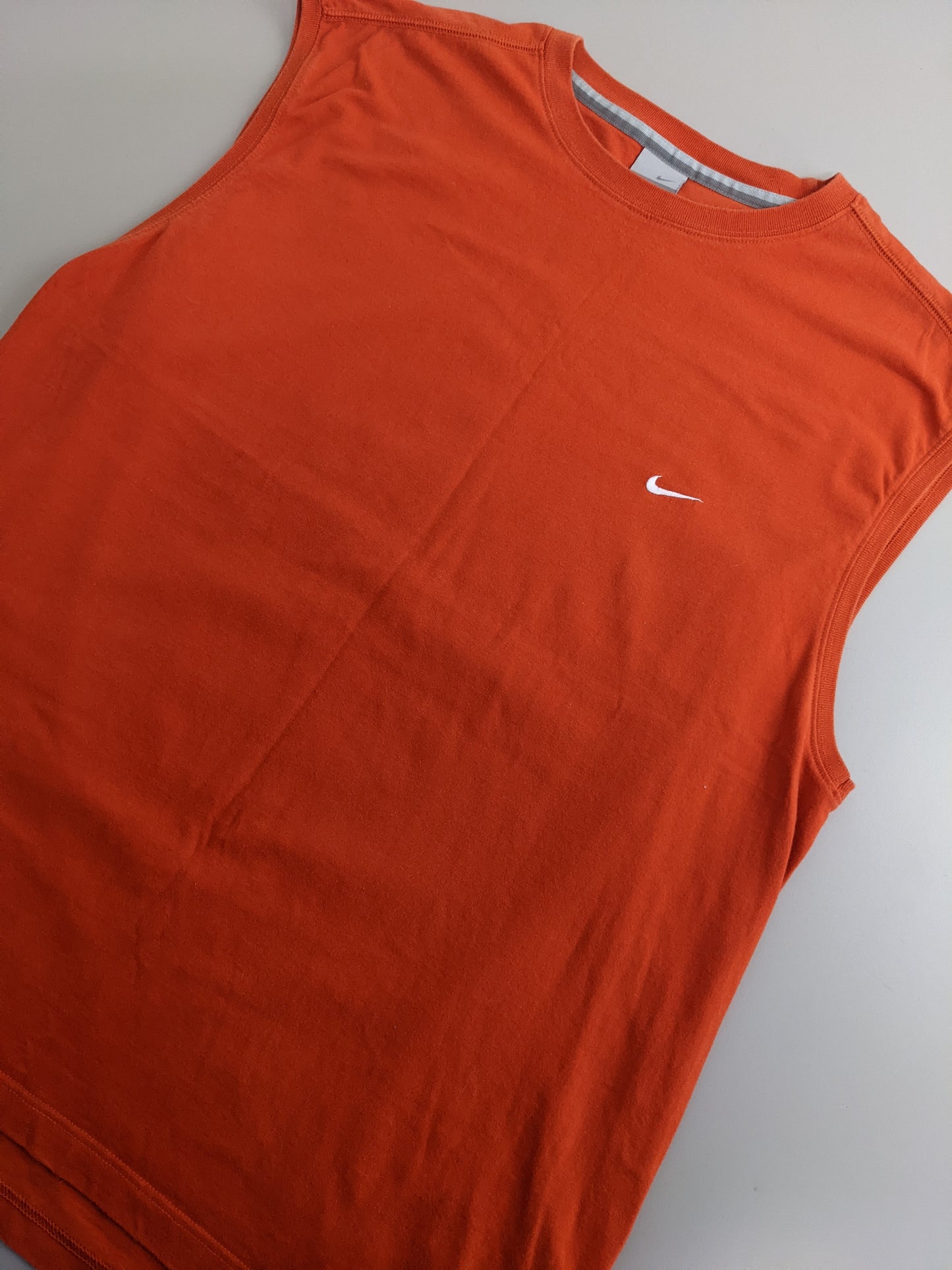 00s Nike Tanktop / T-shirt Orange  XL