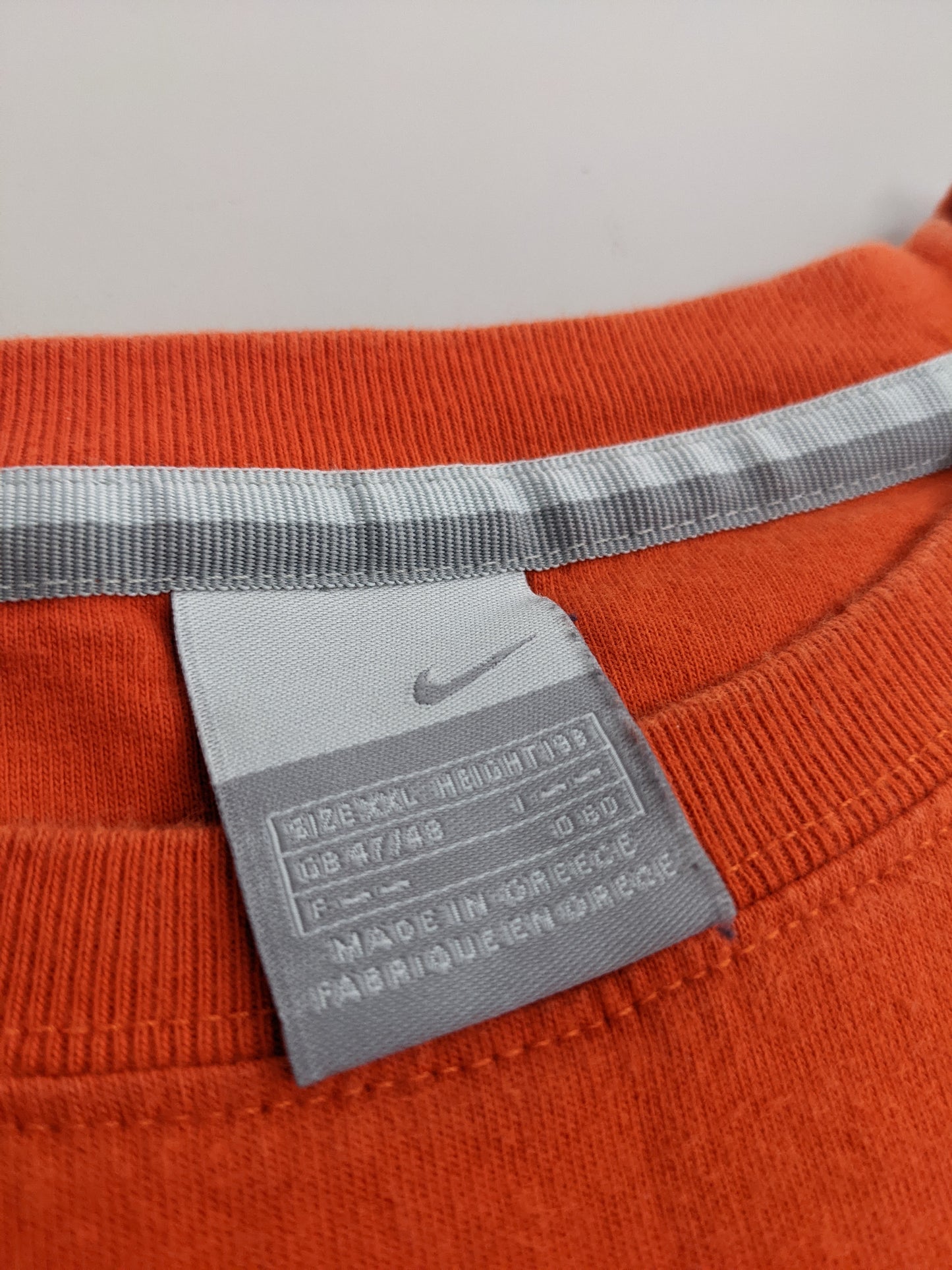 00s Nike Tanktop / T-shirt Orange  XL