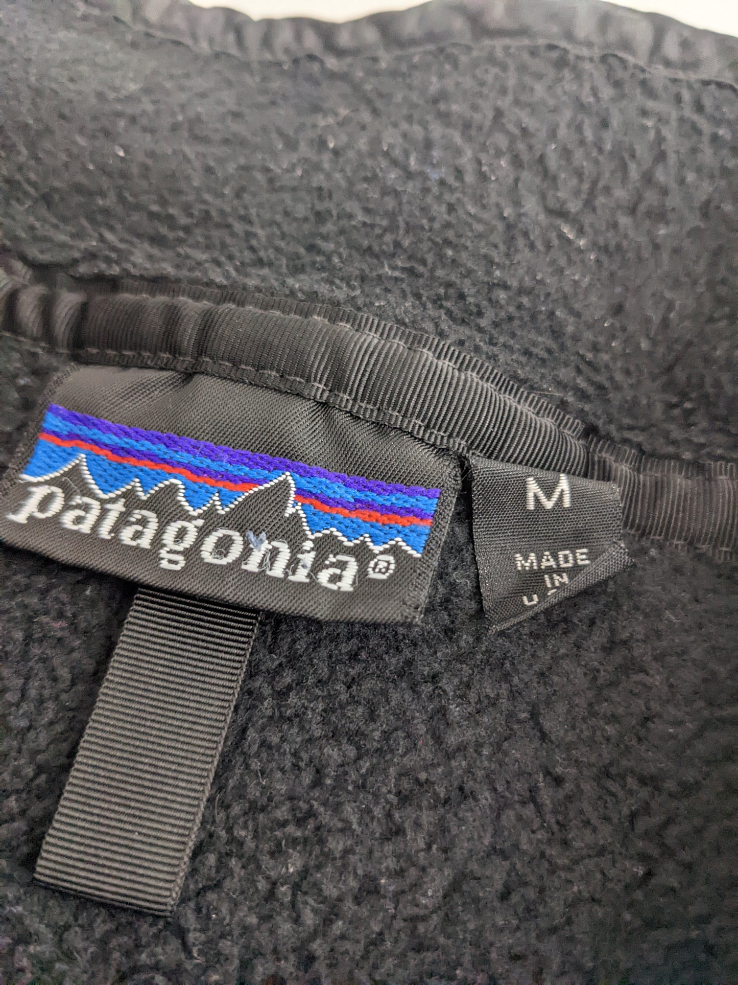 90s Patagonia Fleece Black  S/M