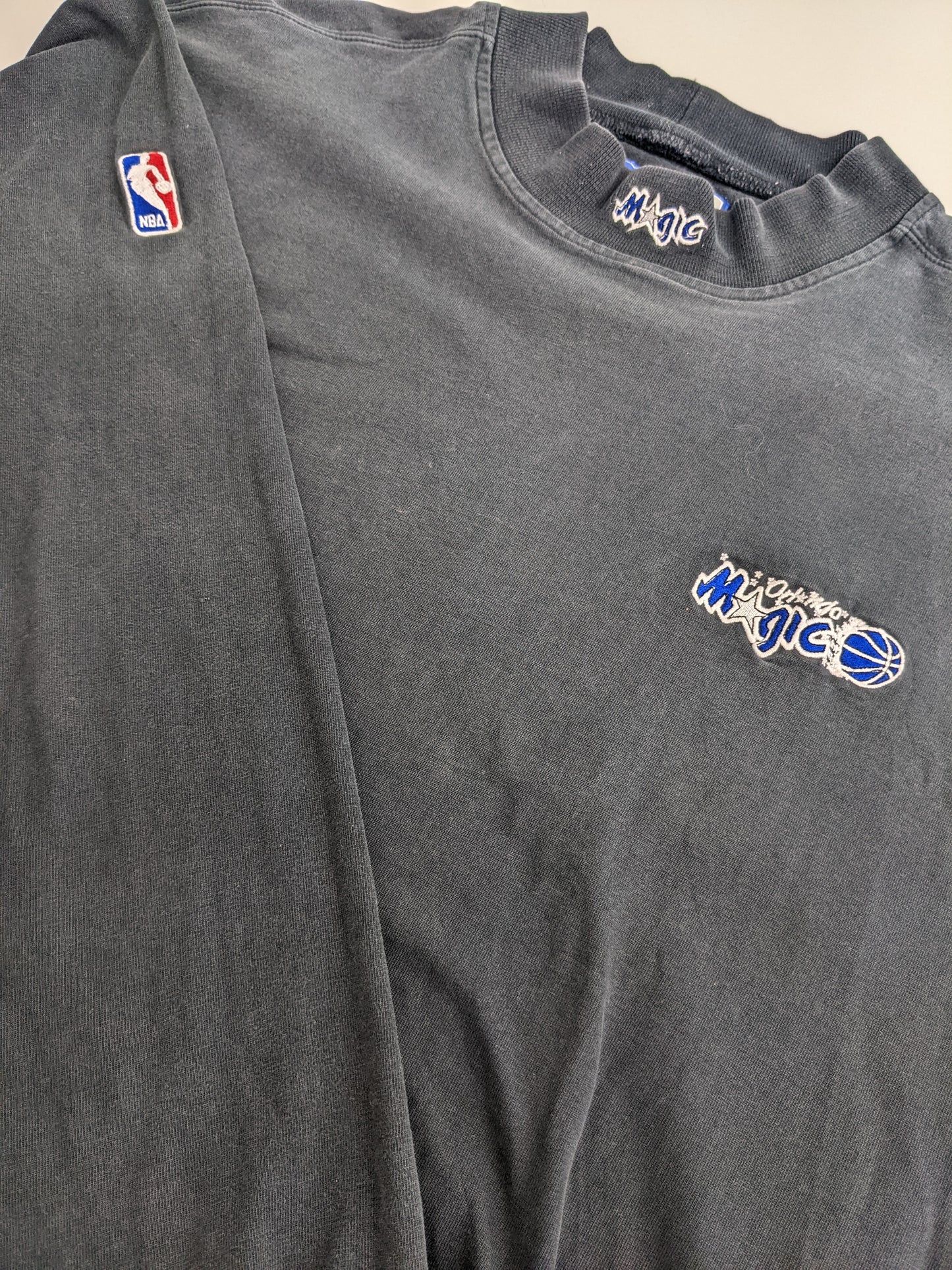 90s Starter Orlando Magic NBA Longsleeve Black  L/XL