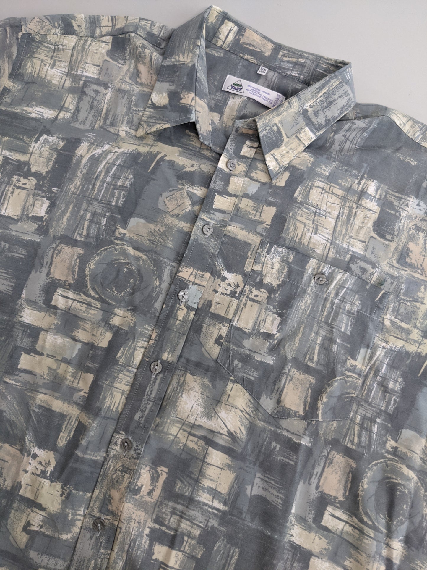 90s New Fast Crazy Shirt Grey  XXL