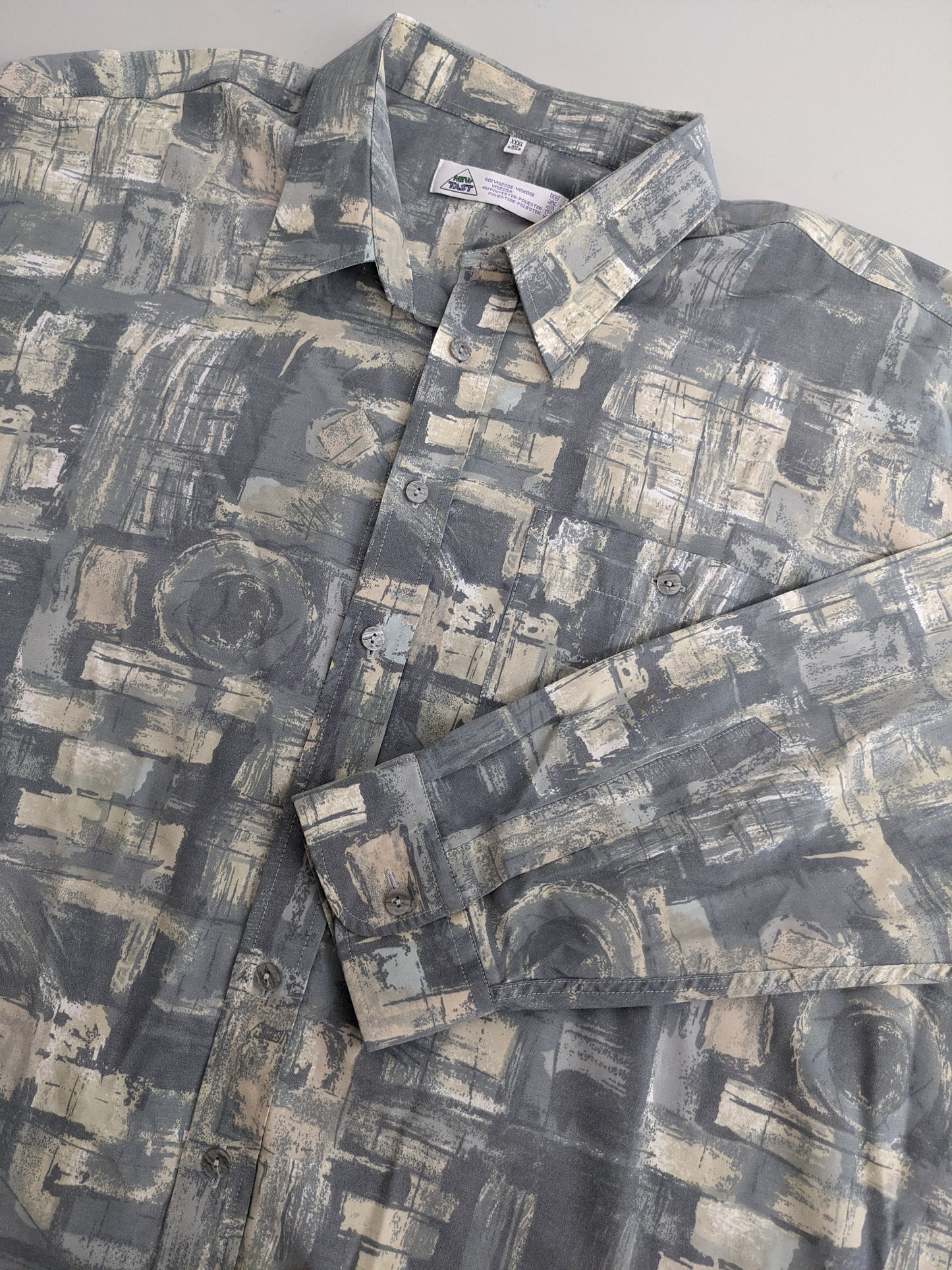 90s New Fast Crazy Shirt Grey  XXL