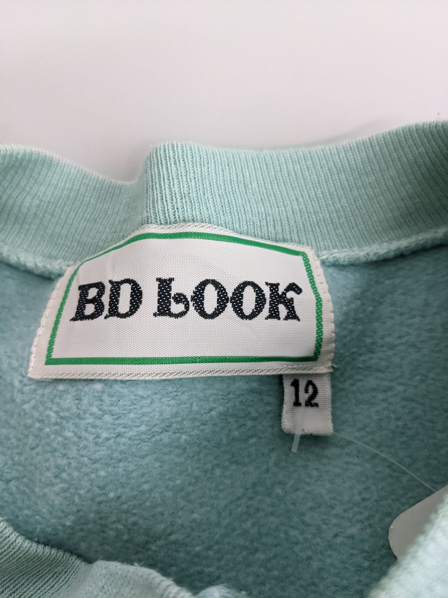 80s BD Look Sweatshirt Mint  S/M