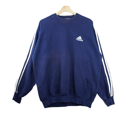 90s Adidas Sweatshirt Navy M/L