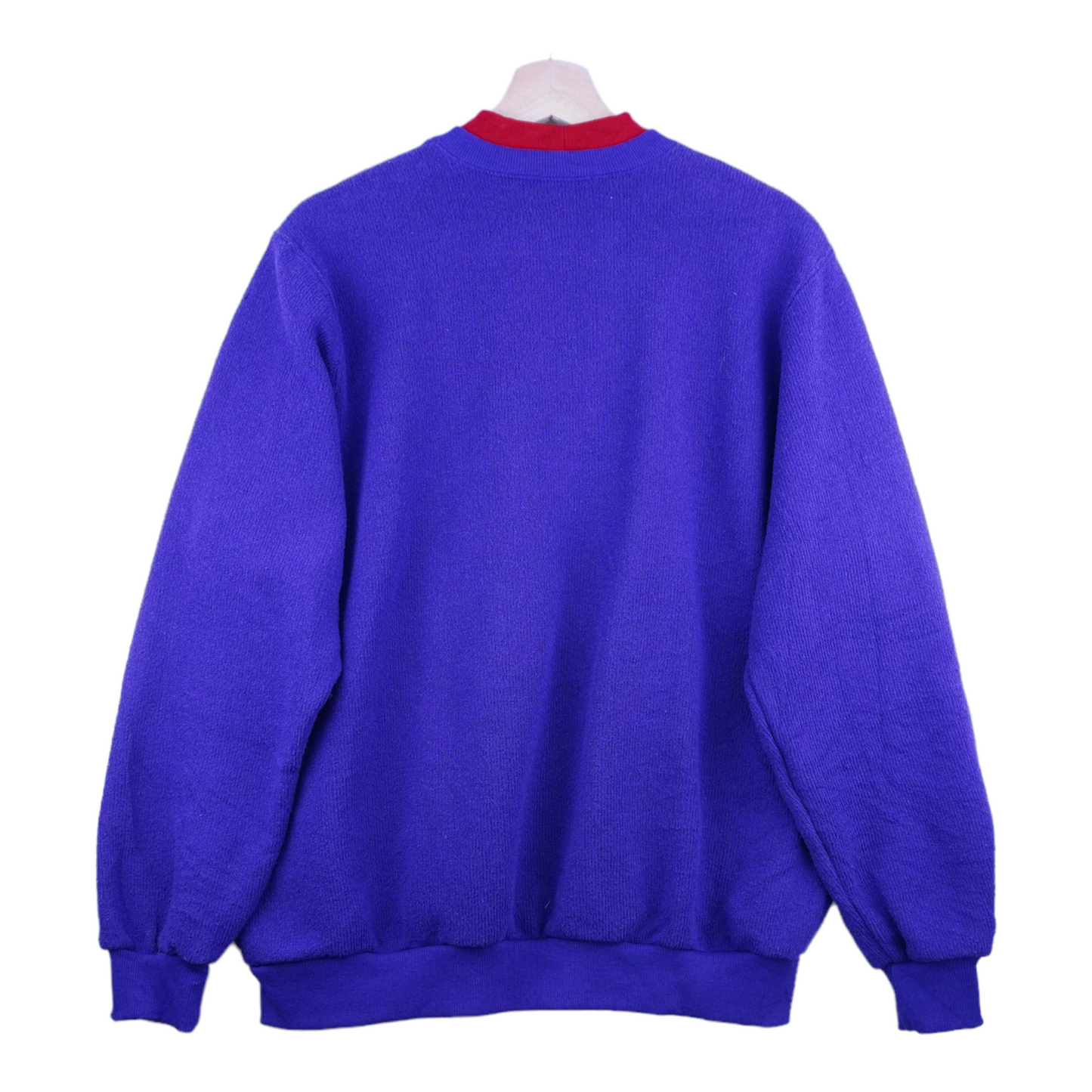 90s Bonworth Christmas Sweatshirt Purple  L