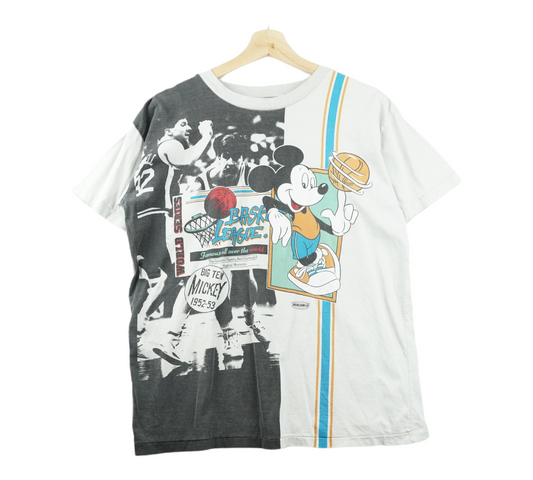 90s American Wear Mickey Mouse T-Shirt White M