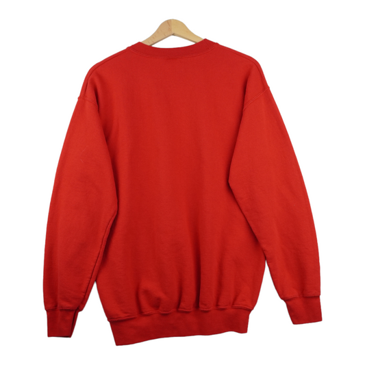 90s Gildan Nebraska Huskers Sweatshirt Red  M