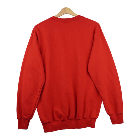 90s Gildan Nebraska Huskers Sweatshirt Red M