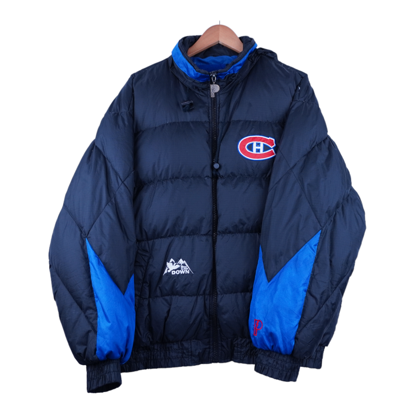 90s Pro Player Montreal Canadiens NHL Down Jacket Black  M/L