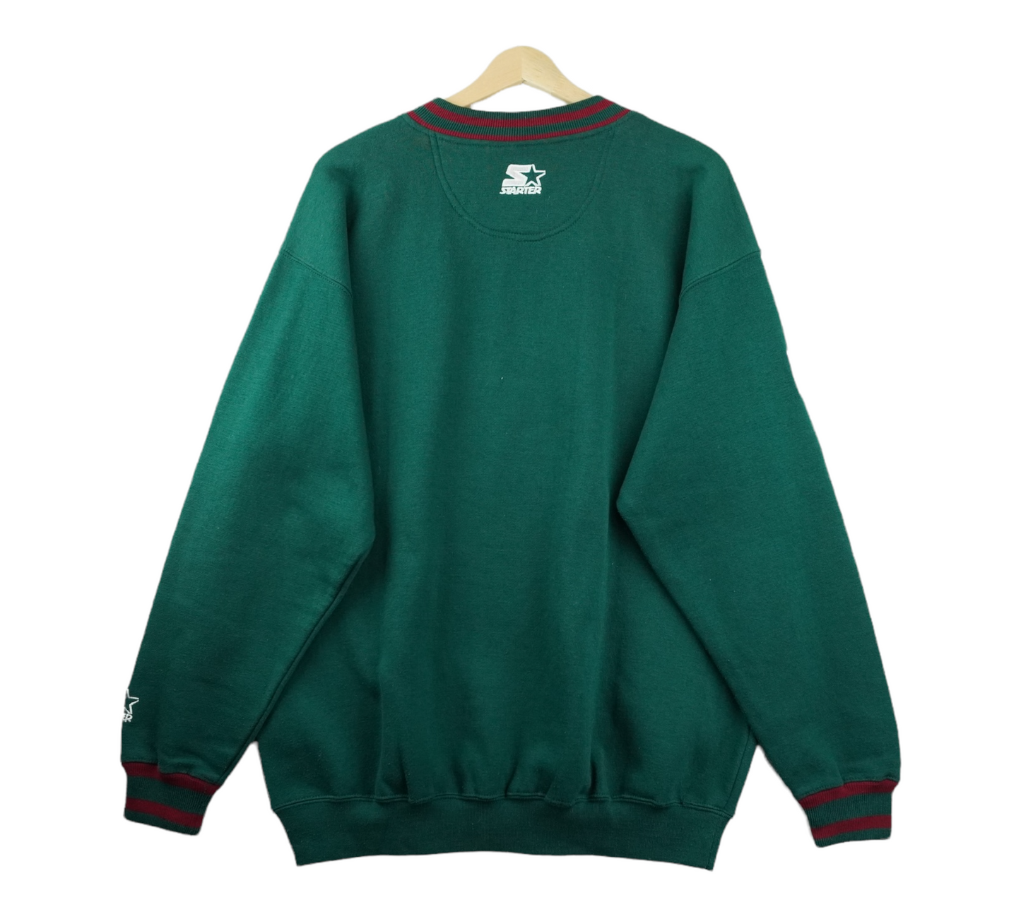 90s Starter Seattle Supersonics NBA Sweatshirt Green  XL