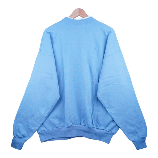 90s Morning Sun  Christmas Sweatshirt Lightblue  XL