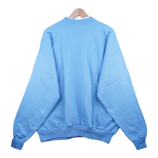 90s Morning Sun Christmas Sweatshirt Lightblue XL