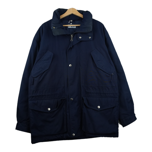 90s Fila Magic Line Jacket Navy  XL