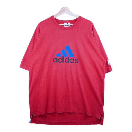 90s Adidas T-Shirt Red  L