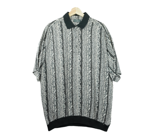 90s Malagrida Crazy Shirt Grey XL