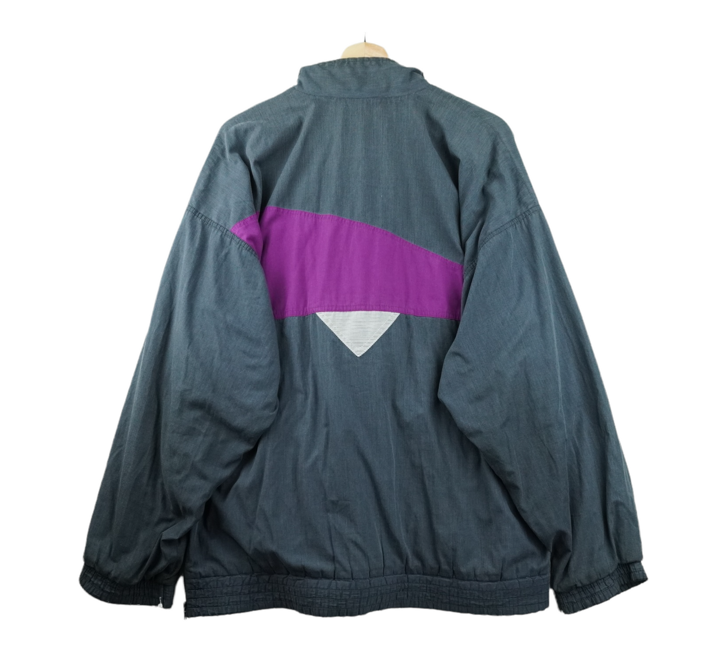 90s Adidas Jacket Grey Pink L
