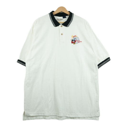 90s Walt Disney World Polo White  L