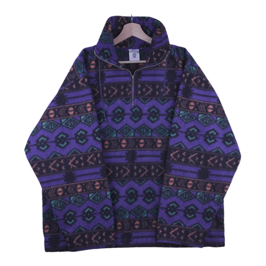 90s New Fast Fleece Purple  L