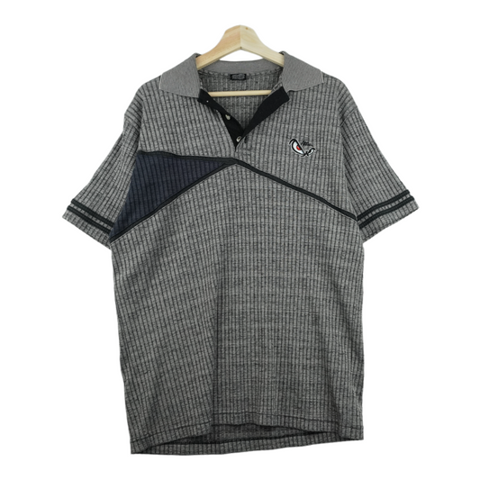 00s No Fear Polo Grey M
