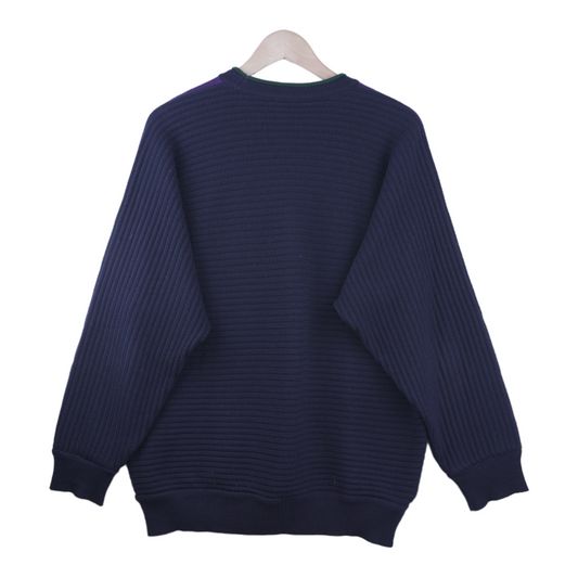 90s Carlo Colucci Sweater Navy L