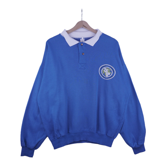 80s Unbranded Sweatshirt Blue M/L