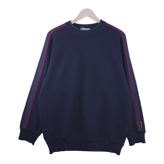 90s Carlo Colucci Sweater Navy L