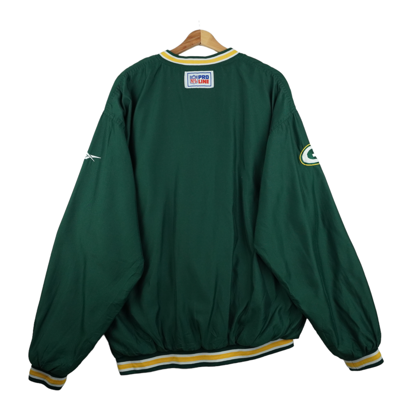 90s Reebok Green Bay Packers NFL Pullover Green  L/XL