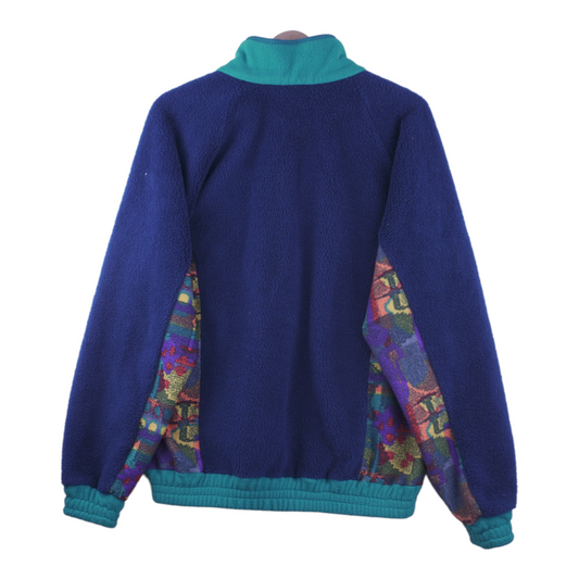90s Helly Hansen Fleece Blue Green L