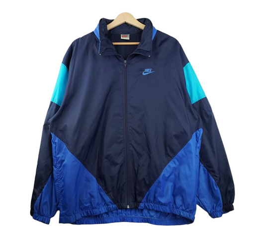 90s Nike Rain Jacket Navy  L