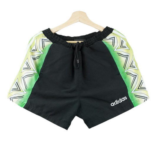 90s Adidas Shorts Black Green M