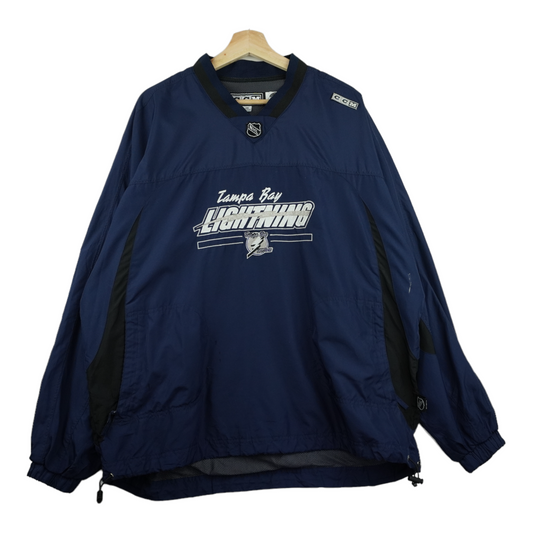 00s CCM Tampa Bay Lightning NHL Pullover Navy L