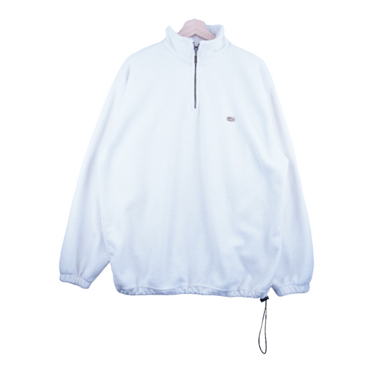 90s Lacoste Fleece Creme  XL