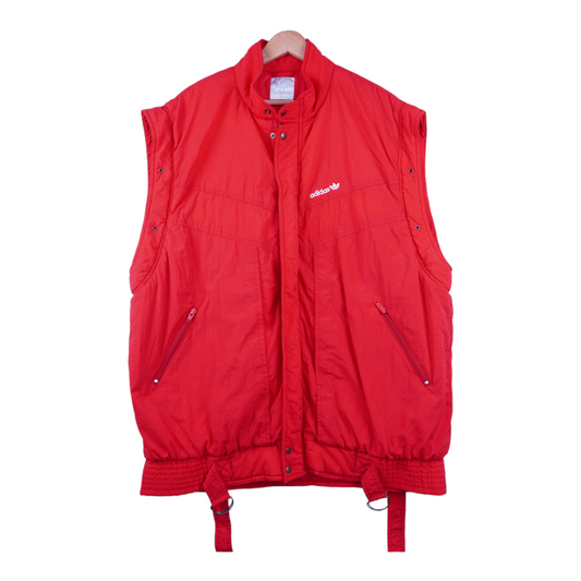 90s Adidas Vest Red  XL