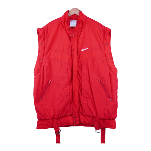 90s Adidas Vest Red XL