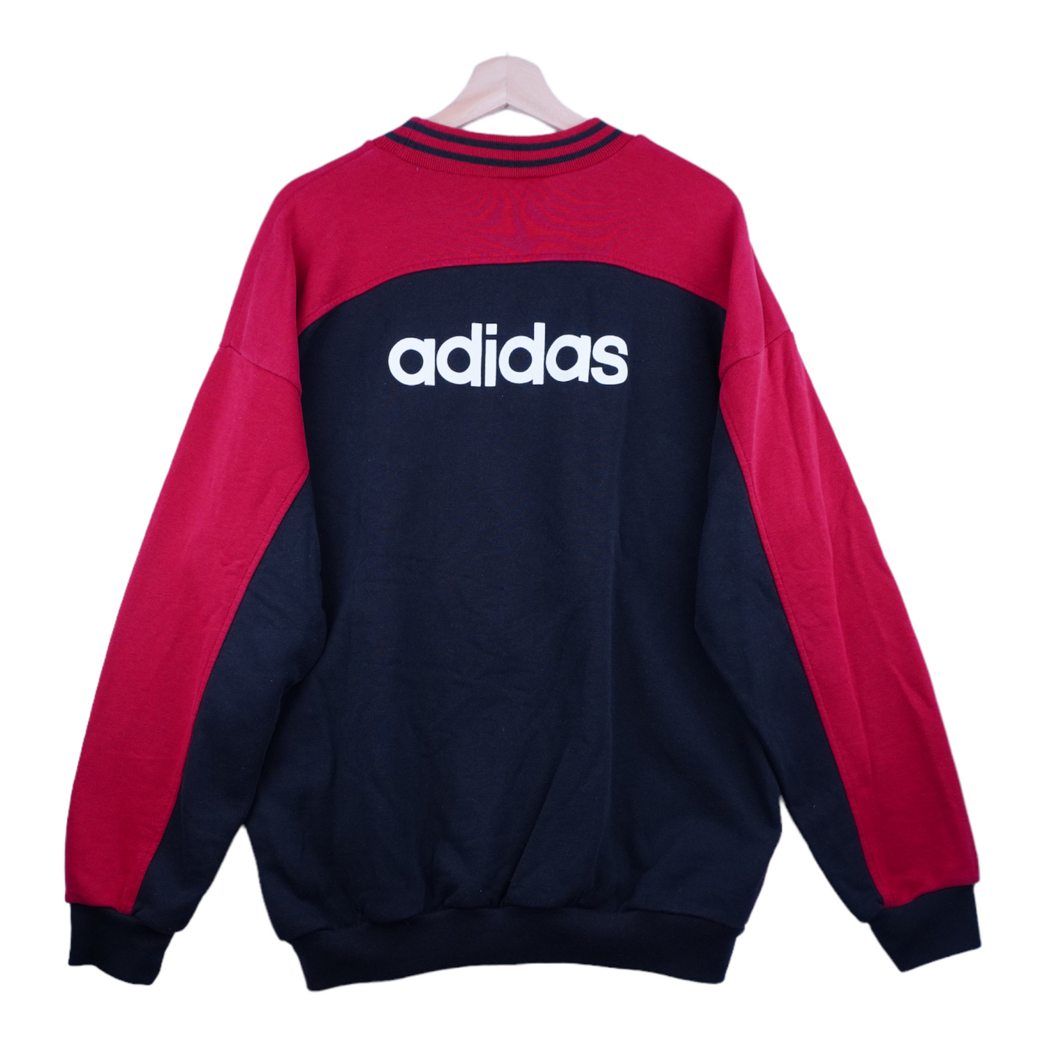 Black and red adidas sweatshirt shop