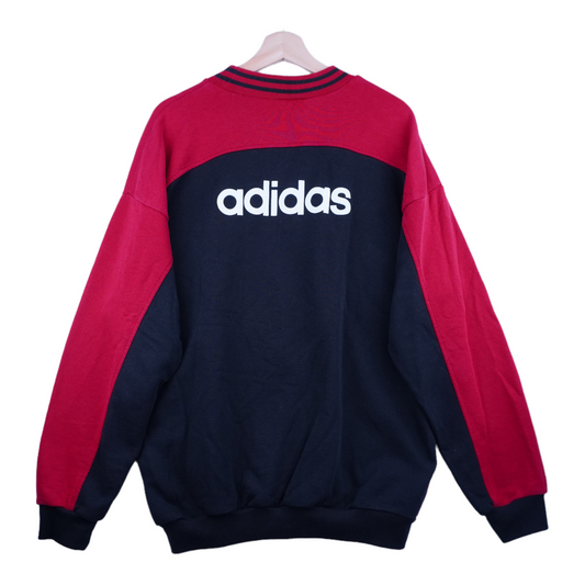 90s Adidas 1. FC Kaiserslautern Sweatshirt Black Red L