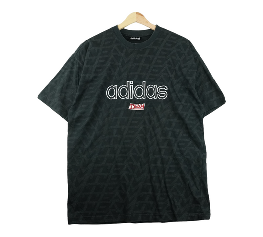90s Adidas Team T-Shirt Black M/L