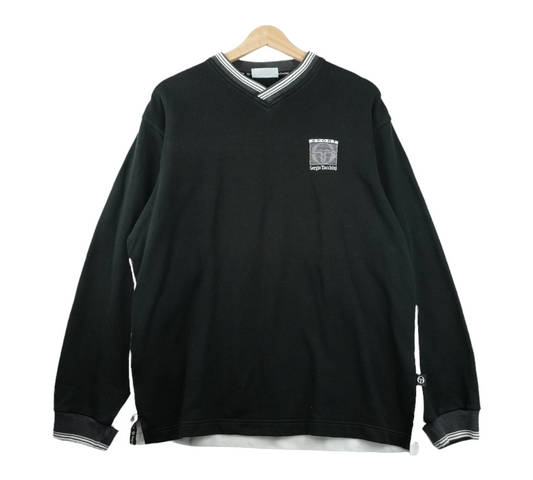 00s Sergio Tacchini Sweatshirt Black L