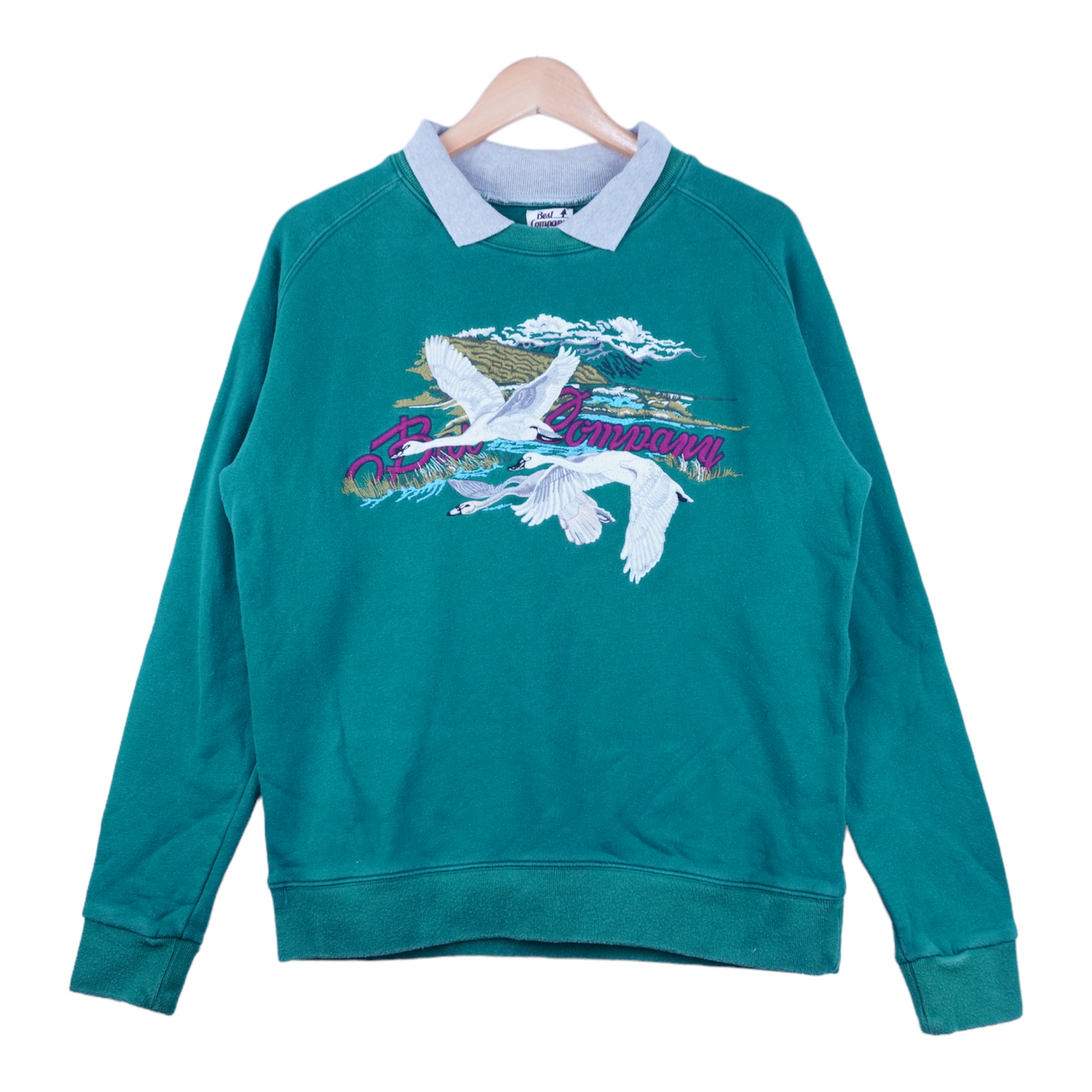 90s Best Company Sweatshirt Green  S/M