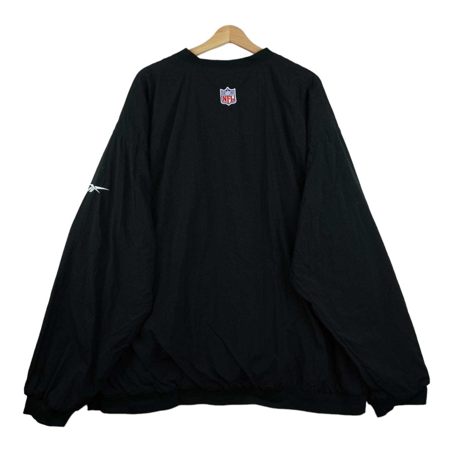 00s Reebok Detroit Lions NFL Pullover Black Grey XL