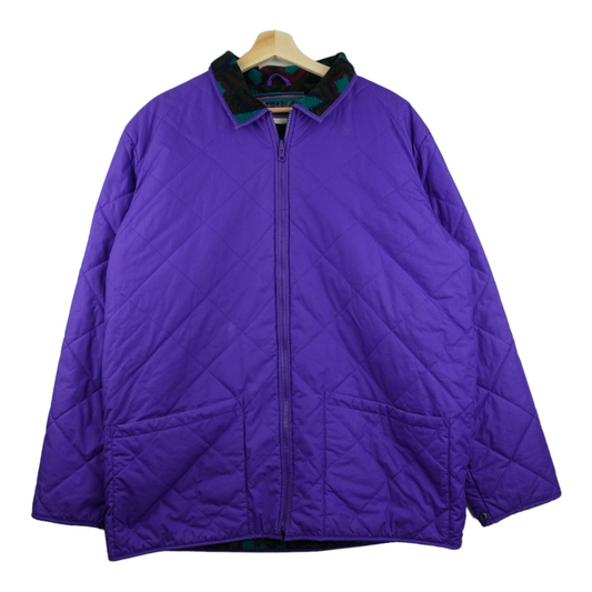 90s Fila Magic Line Jacket Purple  L